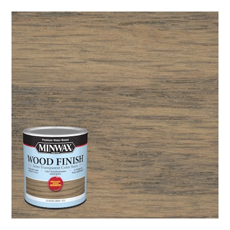 Minwax Minwax Wood Finish Water-Based Semi-Transparent Classic Gray Wood Stain 1 qt 108200000